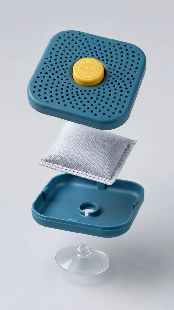 Box, refill pouch এবং suction cup