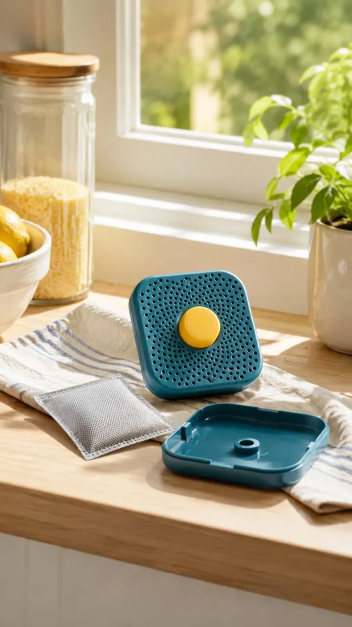 ফ্রিজের দেয়ালে লাগানো odor absorber box